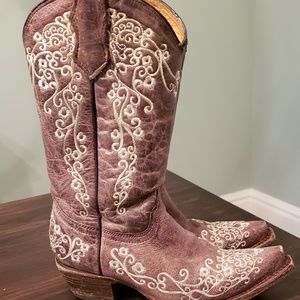 Girls Corral cowgirl boots